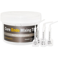 канюли core endo mixing tips (коричневые) - 50 штук, для core build-up resin, spident