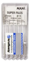 super files - дрильборы машинные сверхгибкие, 25мм., 6шт., №15, mani