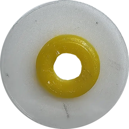 полир диск шлифовальный "kagayaki roundflex" супермягкий (жёлтый) d=9.6мм - 100шт (без дискодерж)