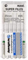 super files - дрильборы машинные сверхгибкие, 25мм., 6шт., №35, mani