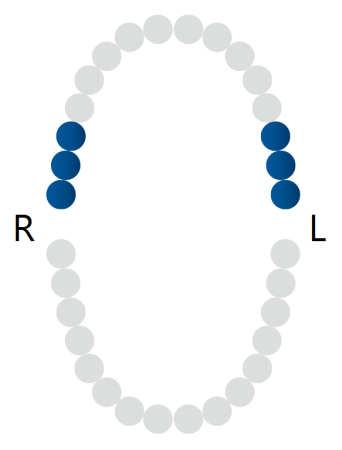 кламп для "раббердама" № 205 rubber dam clamp, dentech corporation