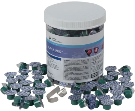 Паста полировочная профилактическая "ALPHA-PRO" вкус мята, зернистость 34мкм., 200шт*2г