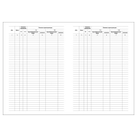 журнал регистрации температуры в холодильном оборудовании (30 листов) копибланк