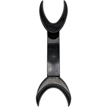 ретрактор щечный двусторонний боковой черный, большой, shinye