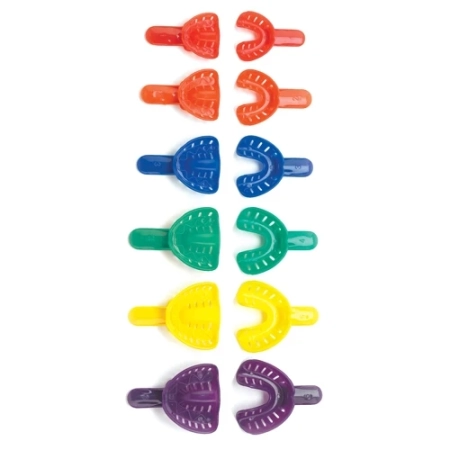 ложка для слепков disposable impression trays 4u-green №4 верх, dynaflex