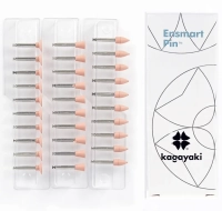 набор полиров "kagayaki ensmart pin" (диск, пуля, чашка - розовые (силикон)) µ 32, 30шт/уп