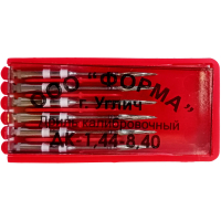 дриль калибровочный для титановых штифтов 1.44-8.40 (108s, 108l), 6шт/уп (форма)