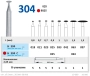 h304021 бор алмазный h - линза - 021 серый horico