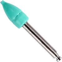 полир "kagayaki ensmart pin" - пуля зелёный (силикон) µ 70 - держатель из нержавеющей стали, 30шт/уп