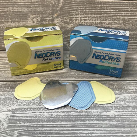 прокладки абсорбирующие стоматологические "neodrys", зеркальные, large