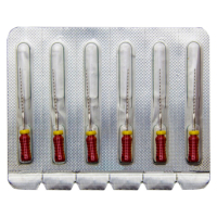 reamers (дрильборы) pro-endo 25 мм, №25, 6 шт, vdw