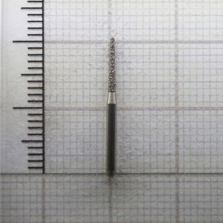 fg198012 бор алмазный fg - конус закругленный - 012 серый horico