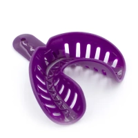 ложка для слепков disposable impression trays 6l-purle №6 низ, dynaflex