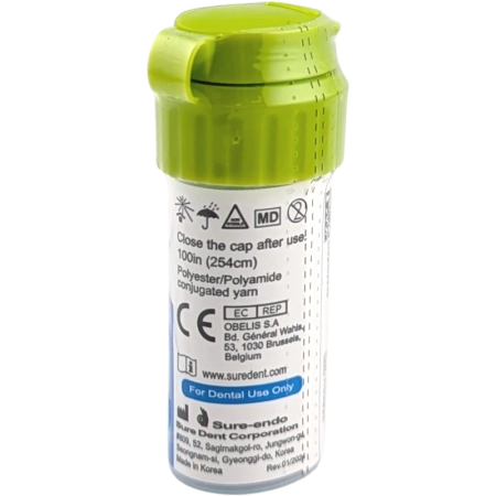 нить ретракционная sure-cord clean №1 - без пропитки, sure-endo