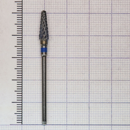 194190045 фреза твс - конус - 045 синий насечка крестообразная станд. мет. сплавы пластмасса гипс  h