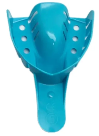 ложки для снятия слепков перфорированные пластиковые №1 верх, 12 шт, jnb