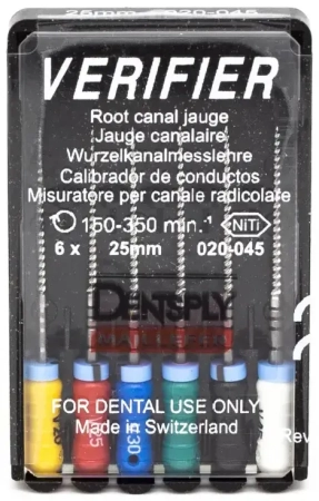 Термафил VERIFIER, 25мм., 6шт. (Maillefer) 020-045