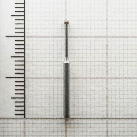 fg697014 бор алмазный fg - шар хирургическая длина - 014 серый, horico