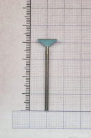 h9742. обратный конус - голубой - шлифовальный камень для металла, металлокерамики,оксида циркона