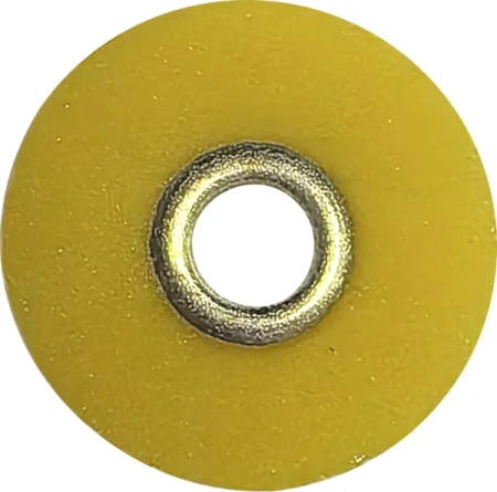 полир "kagayaki roundflex m" - диск шлифовальный (желтый), супермягкий, ø 9.5мм., 50шт