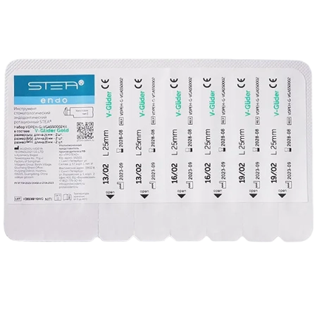 v-glider gold - файлы машинные l=25мм (13/.02, 16/.02, 19/.02 - по 2 шт) stea