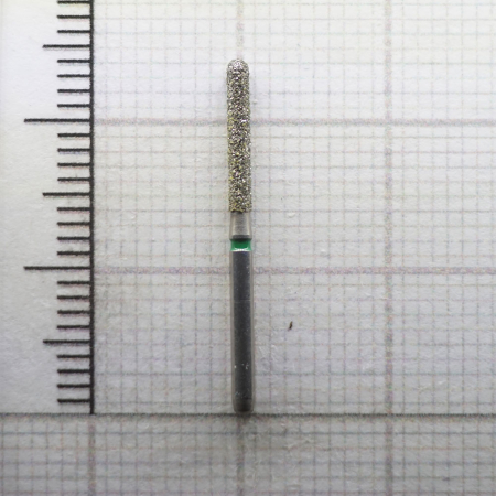 fg142g016 бор алмазный fg - цилиндр закругленный - 016 зеленый horico