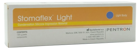 Стомафлекс Лайт (коррегирующее) - С-силиконовый оттискный материал низкой вязкости, 130г., Spofa