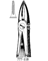 щипцы зубные п 29 n для удаления корней и резцов верхней челюсти (118) cornerstone