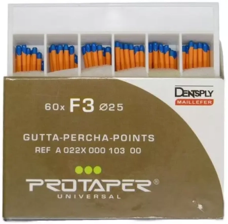 ProTaper Gutta-Percha штифты гуттаперчевые, 60шт. (Maillefer) F3