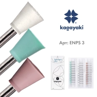 набор полиров "kagayaki ensmart pin" - чашки (силикон) - держатель из нержавеющей стали, уп/30шт