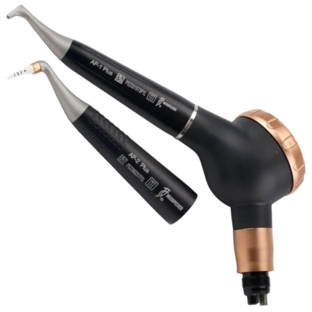 Порошкоструйный наконечник AP-H Plus под разъем Midwest 4, черный, Woodpecker