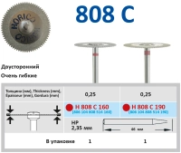 h808c160 диск алмазный зубчатый d=16mm двухсторонний алмазная крошка по краю , красный horico