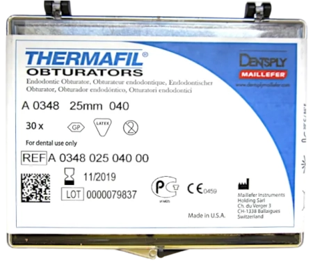 Термафил (обтураторы) Maillefer №40/25мм 30шт