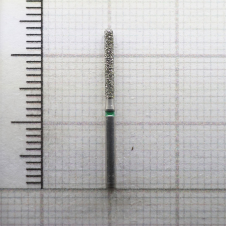 fg142g014 бор алмазный fg - цилиндр закругленный - 014 зеленый horico