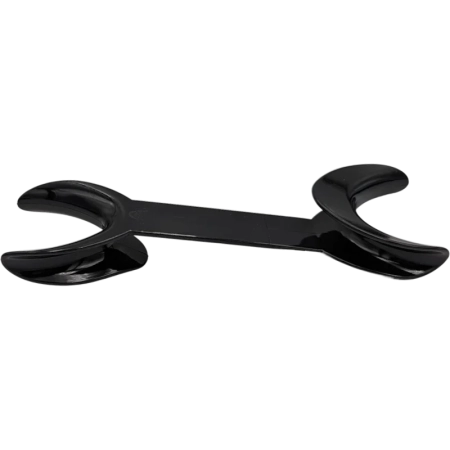 ретрактор щечный двусторонний боковой черный, большой, shinye