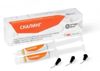 скалинг - гель для размягчения и снятия зубных отложений, 2 шприца*2.5мл., нфк омега