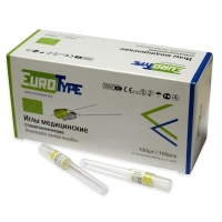 иглы карпульные 0.4 x 35 мм 27g (100 шт) eurotype