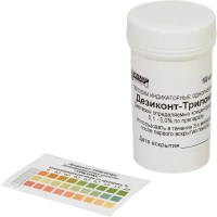 дезиконт-трилокс - полоски индикаторные, банка, 100 тест-полосок + журнал (винар)