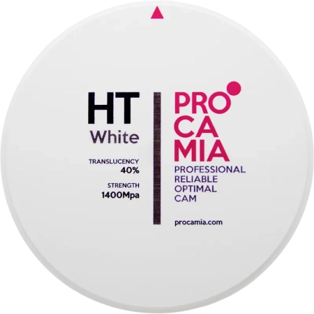 Циркониевый диск Procamia HT White 98*12
