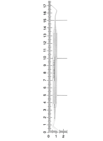 гладилка гибкая heidemann, 2,5 мм  29-2* hlw