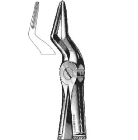 Щипцы зубные П 51 A для удаления корней верхней челюсти, узкие (130) Cornerstone