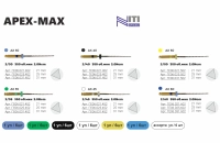 apex-max / апекс-макс файлы машинные 25 мм 02/50 ax50 (6 шт) geosoft