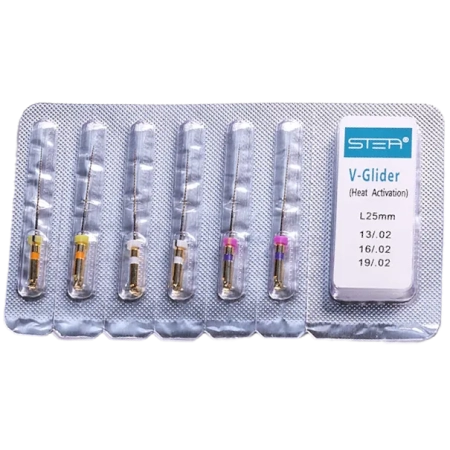 V-Glider Gold - файлы машинные L=25мм (13/.02, 16/.02, 19/.02 - по 2 шт) Stea