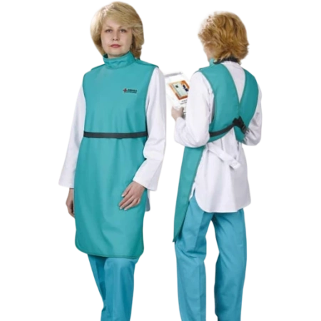 Фартук защитный односторонний легкий ФРЗОл-"Р-К" (винил, модель № 2 (со стойкой), 0.25 Pb мм)