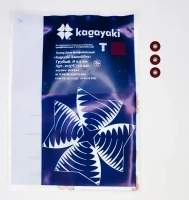 полир диск шлифовальный kagayaki roundflex грубый т (бордо) d 9.5мм  50шт (втулка металл)