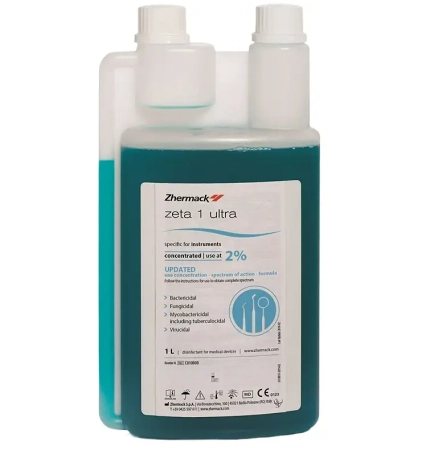 zeta 1 ultra / зета 1 ультра дезинфицирующее средство, 1л, zhermack