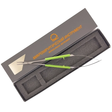 иглодержатель микрохирургический h-0151.13m кмиз