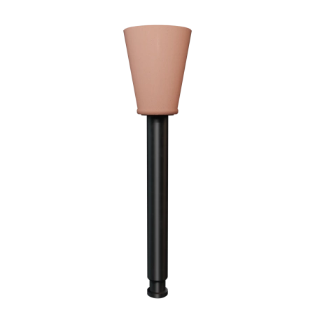 полир "kagayaki ensmart pin" - чашка розовый (силикон) µ 32 - пластиковый держатель, 30шт/уп