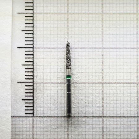 fg298g016 бор алмазный fg - торпеда коническая - 016 зеленый horico