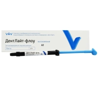 дентлайт флоу a3 (высоковязкий) светоотверждаемый текучий композит (2 г) владмива